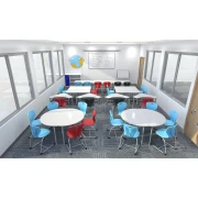 Thumbnail 4 of RFG Ученически стол Maxima C, от V до VIII клас, 43 х 45 х 43 cm, до 120 kg, пурпурночервен