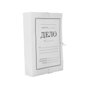 Thumbnail 2 of Папка „Дело“, с мек гръб от книговинил, широчина 8 cm, бяла, 5 броя