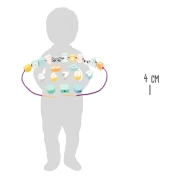 Thumbnail 4 of Small Foot Игра за нанизване Животни и числа, в пастелни цветове, 22 части