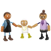 Thumbnail 9 of Small Foot Кукли семейство с бебе, дървени, 8 броя