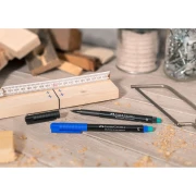 Thumbnail 6 of Faber-Castell Тънкописец 1525 OHP M, перманентен, 1.0 mm, зелен