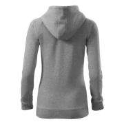 Thumbnail 3 of Malfini Дамски суитшърт Zipper 411, размер L, сив