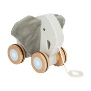 Thumbnail 6 of Small Foot Слонче за дърпане, дървено, с шумящи уши