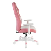 Thumbnail 3 of Геймърски стол RFG Amaze, екокожа, полиамидна основа, до 130 kg, розово-бял