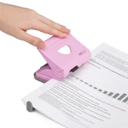 Thumbnail 3 of Rapesco Перфоратор 825, за 25 листа, розов