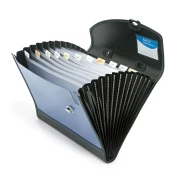 Thumbnail 4 of Rapesco Чанта, тип хармоника, с 13 отделения, синя