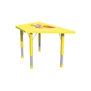 Thumbnail 4 of Ученическа маса RFG Трапец, с регулируема височина, от 3 до 8 години, 1200 х 600 х 370-620 mm, MDF, жълта