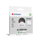 Thumbnail 6 of Проследяващо устройство Verbatim My Finder MYFC-02BW, тип ключодържател, 2 броя, черно и бяло