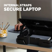 Thumbnail 8 of Поставка Fellowes и куфар за лаптоп Breyta, 2 в 1, черна