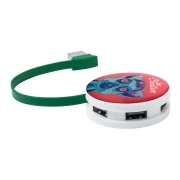 Thumbnail 3 of Niyel USB Хъб, с 4 порта, USB 2.0, бял със зелен кабел