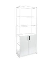 Thumbnail 2 of Врата RFG RV3 Monaco S3, 380 х 18 х 760 mm, ПДЧ 18 mm, 2 броя в комплект, бял