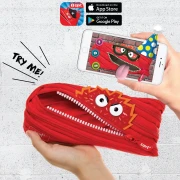 Thumbnail 10 of Zipit Несесер Talking Monstars, среден, червен