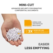 Thumbnail 8 of Шредер за унищожаване на документи Fellowes Automax 90M, Soho, Mini-Cut, P-4, 17 L, черен