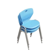 Thumbnail 2 of Ученически стол RFG Maxima A, от VIII до XII клас, 43 х 45 х 46 cm, до 120 kg, небесносин