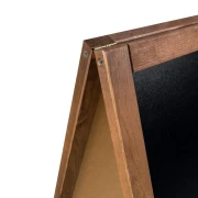 Thumbnail 4 of Стопер с черна дъска, двустранен, дървен, 60 х 100 cm