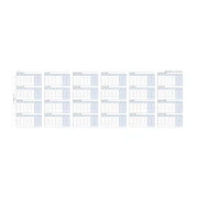 Thumbnail 4 of Filofax Пълнител за органайзер, А5, за 2024-2027 година, 4 години на страница в разгъвка