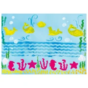 Thumbnail 2 of Nowa Szkola Валяк за рисуване, с мотиви морски свят, 15 cm, 5 броя