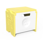 Thumbnail 2 of Табуретка RFG Funny, за съхранение, пластмасова, 300 х 400 х 370 mm, жълта