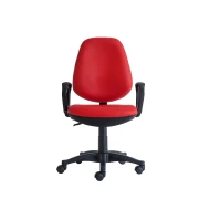 Thumbnail 2 of Ергономичен стол RFG Presto Black, екокожа, до 130 kg, червен