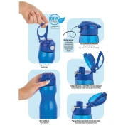 Thumbnail 2 of Бутилка, спортна, тританова, 730 ml, червена