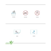 Thumbnail 3 of Изтривалка Olivo Zeus - Home Sweet Home, 100% полиестер, 40 х 70 cm, сива