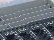 Thumbnail 2 of Durable Монетник Uroboard, в евро, XL, пластмасов, сив