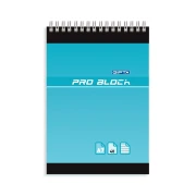 Thumbnail 9 of Gipta Тефтер Pro-Block, А7, бяла хартия, широки редове, картонена корица, със спирала, 40 листа