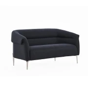 Thumbnail 2 of Диван RFG Megan, двуместен, текстил, метална основа, 1560 х 820 х 740 mm, черен