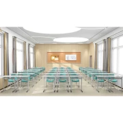 Thumbnail 5 of Ученическа маса RFG Riva, 650 х 450 х 760 mm, полипропилен, метална основа, сива