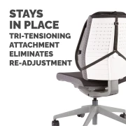 Thumbnail 2 of Fellowes Облегалка за гръб, мрежеста