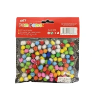 Thumbnail 2 of Foska Помпони за декорация, с блясък, 100 броя