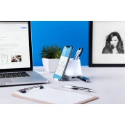 Thumbnail 3 of Cool USB хъб Lumeo, 4 порта, с лампа и моливник, бяла основа