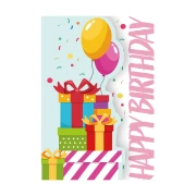 Thumbnail 3 of Gespaensterwald Картичка Fun-Cut, Happy Birthday