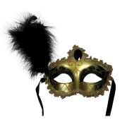 Thumbnail 2 of Маска с пера, златисто-черна