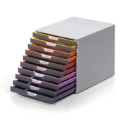 Thumbnail 6 of Durable Бокс за документи Varicolor, с 10 чекмеджета, сив