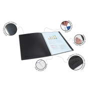 Thumbnail 6 of Rapesco Папка Germ-Savvy, PP, с 20 джоба, черна