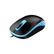 Thumbnail 3 of Мишка Genius DX-111, с кабел, USB Type-A, 3 бутона, синя