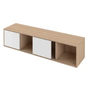 Thumbnail 2 of Шкаф Narbutas Choice, с плъзгащи се врати, 1600 x 400 x 370 mm, ПДЧ 18 mm, меламин кехлибарен дъб