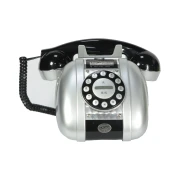 Thumbnail 2 of Sosl Ретро телефон 541383, черно-сребрист