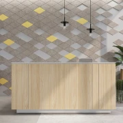 Thumbnail 3 of Акустично пано Narbutas Pet, квадрат, 200 х 200 х 9 mm, PET филц, 3 броя, светлосиво