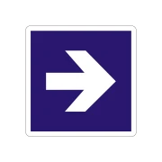 Thumbnail 1 of Office 1 Самозалепващ се етикет, пиктограма ''Стрелка''