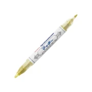 Thumbnail 2 of Zebra Тънкописец Mckie Paint Extra Fine, перманентен, двоен, 0.7-1.2 mm, златист