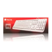 Thumbnail 3 of Клавиатура NGS Spike, с кабел 1.4 m, кирилизирана, USB, 12 бързи бутона, бяла