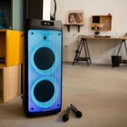 Thumbnail 3 of Тонколона Blaupunkt PB08DB, FM радио, USB/SD/AUX, 700 W, с 2 бежични микрофона