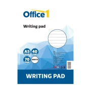 Thumbnail 1 of Office 1 Пад, A5, широки редове, бели листове, мека корица, 40 листа