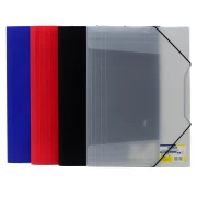 Thumbnail 3 of Office 1 Папка, PP, с ластик, черна