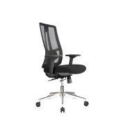 Thumbnail 6 of Ергономичен стол RFG Artur W, дамаска и меш, до 150 kg, черна седалка, черна облегалка