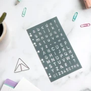 Thumbnail 5 of Filofax Шаблон за писма, с букви