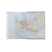 Thumbnail 4 of Календар-бележник, без дати, екокожа, 96 листа, A5, бордо