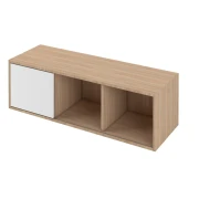 Thumbnail 2 of Шкаф Narbutas Choice, с плъзгащи се врати, 1200 x 400 x 370 mm, ПДЧ 18 mm, меламин кехлибарен дъб